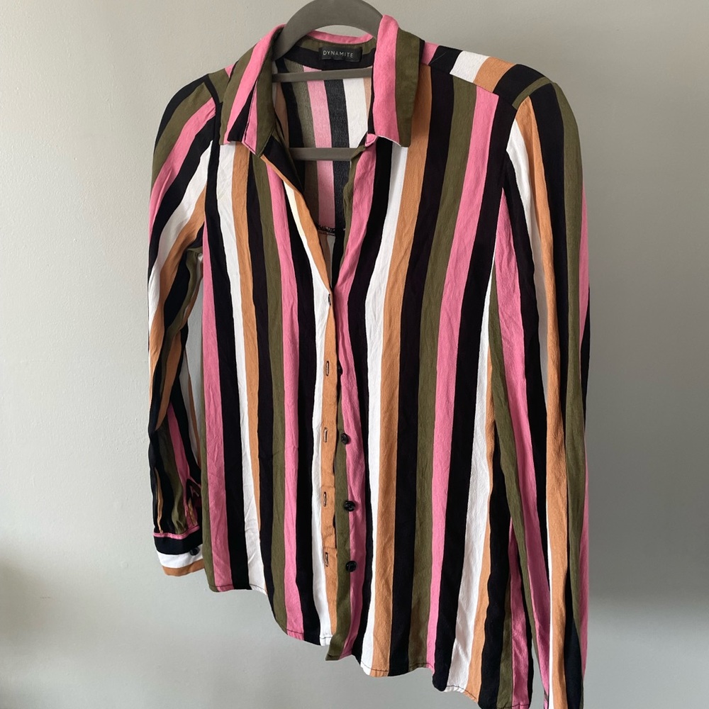 Vintage Style Button Up- Dynamite